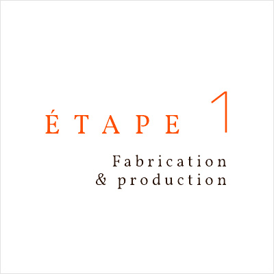 étape 1 Fabrication et production